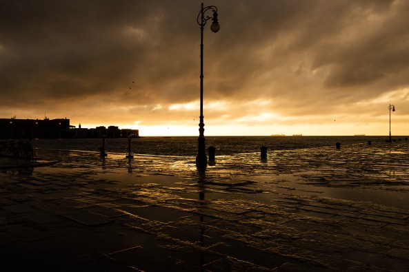 Riflettendosi di giallo copia