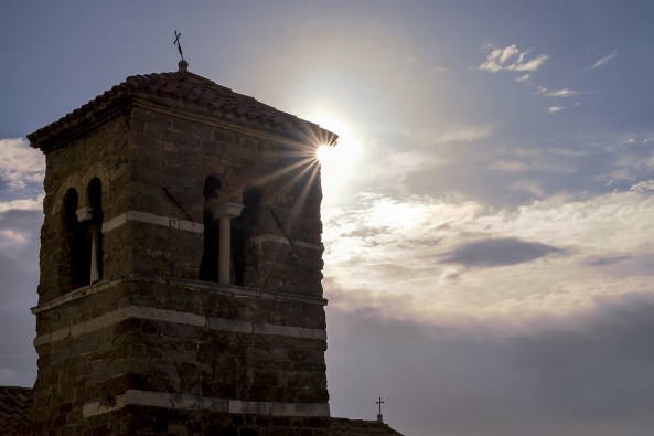 Sole nel campanile copia