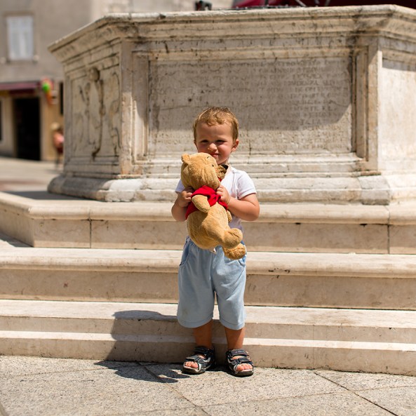 Nel centro di Krk copia